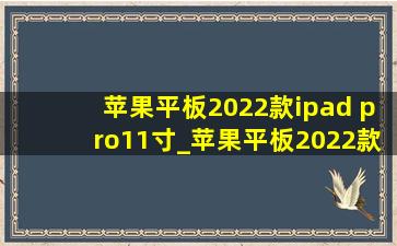 苹果平板2022款ipad pro11寸_苹果平板2022款ipad pro11寸价格